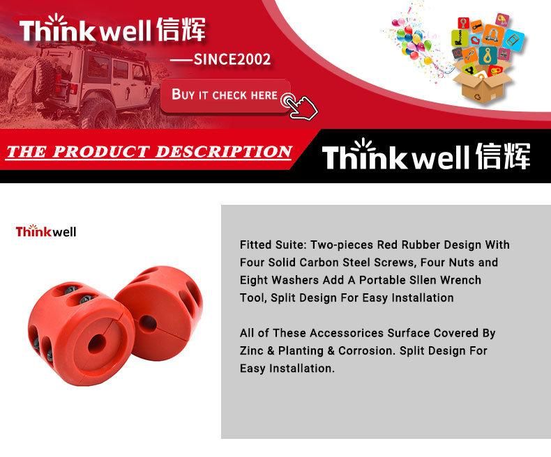 Winch Cable Hook Rubber Stopper