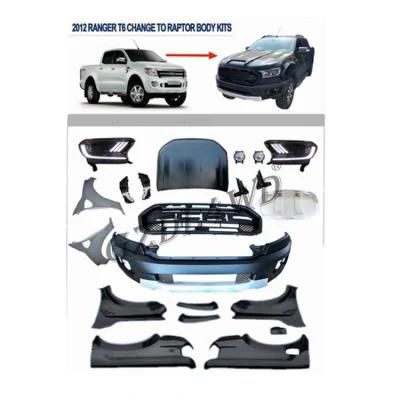for Ford Ranger T6 Facelift Raptor Body Kits T6 to T8