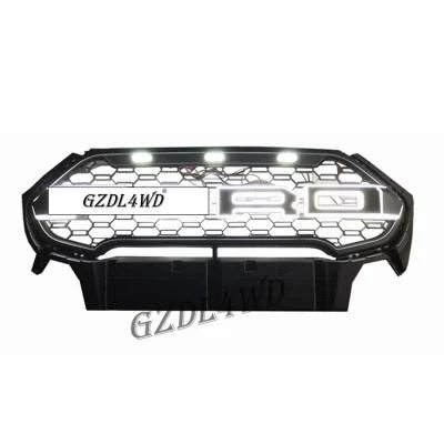 with LED Light Front Grill for Ford Ecosport 2020