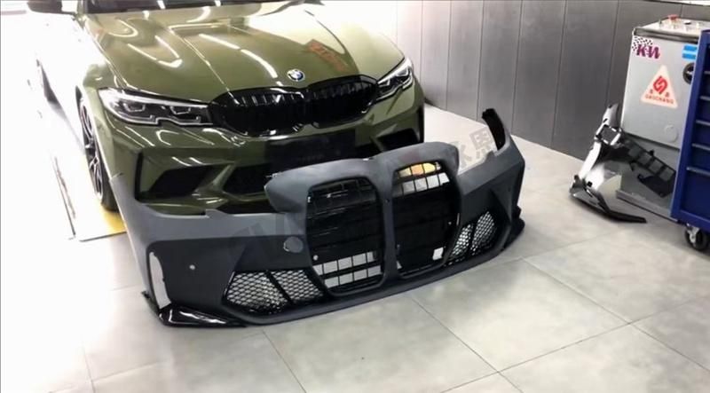 The Latest Design for BMW 3 Series G20 G28 Change to M3 Style Front Bumper Body Kit
