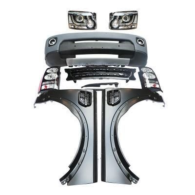 for Land Rover Discovery 3 Upgrade Discovery 4 Style Car Bumper Front Bumper Grille Fender Headlight Taillight
