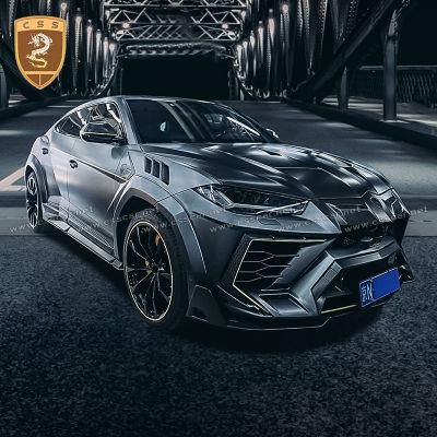 Half Carbon Fiber Car Front Rear Bumper for Lamborghini Urus Mansory Wide Bodykit