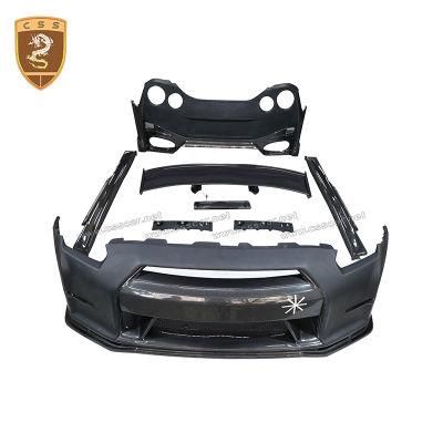 New Arriving Nismo Style Half Carbon Fiber Car Body Kit for Nissan Gtr R35 Front Bumper Rear Bumper