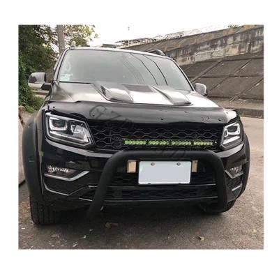 Auto Pickup Car Accessories Front Mesh Mask Cover ABS Grills Grille Fit for VW Amarok 2015-2019 Vehicle Grill Parts