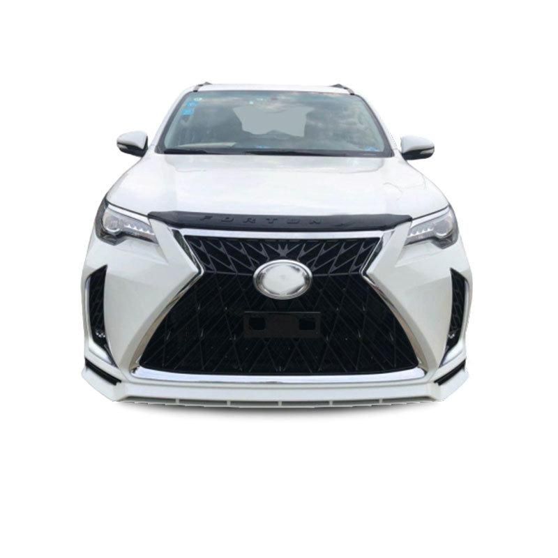 Factory Supply Professional Pickup Truck 4X4 Car Accessories Body Kit Auto Front Bumper for Fortuner 2016-2019 Change Lexus