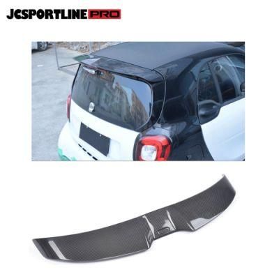 Carbon Fiber C Style Rear Roof Spoiler for Mercedes-Benz Smart Fortwo 2016-2017