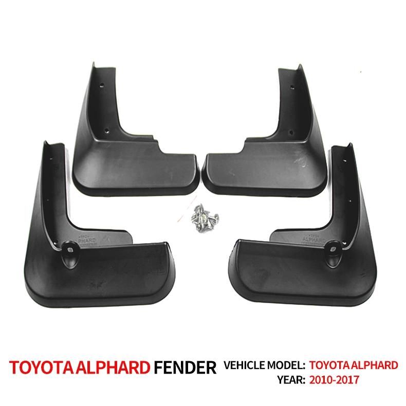 Auto Mud Flaps Vehicle Alphard 2010-2017 Car Fenders Mud Guard Splash Guards for Toyota