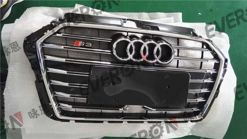 Facelifting S3 Auto Front Bumper Grille with Acc Hole for Audi A3 2017-2019