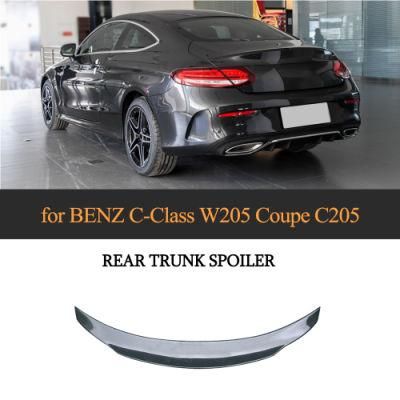 Carbon Fiber Trunk Spoiler for Benz C-Class W205 C43 C63 Amg Coupe C205 2014-2019
