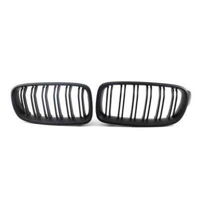 High Quality Auto Grille Parallel Bar Matte Black Intake BMW Grille