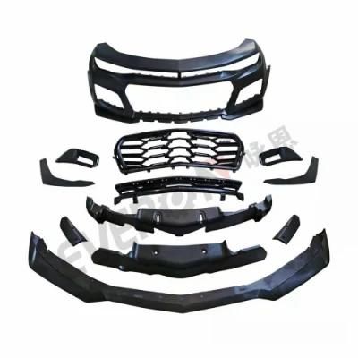 Car Body Parts Zl1 1le Style Front Bumper with Hood Body Kit for 2016-2018 Camaro