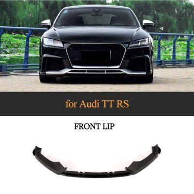 Car Carbon Fiber Ttrs Front Bumper Lip Spoiler for Audi 2016-2018