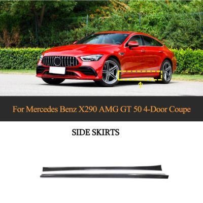 Carbon Fiber X290 Side Skirts Extension for Mercedes Benz Amg Gt 50 4-Door Coupe 2019-2020