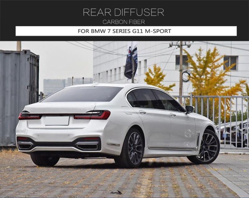 Carbon Fiber Rear Bumper Diffuser for BMW 7 Series G11 M-Sport 2019-2020