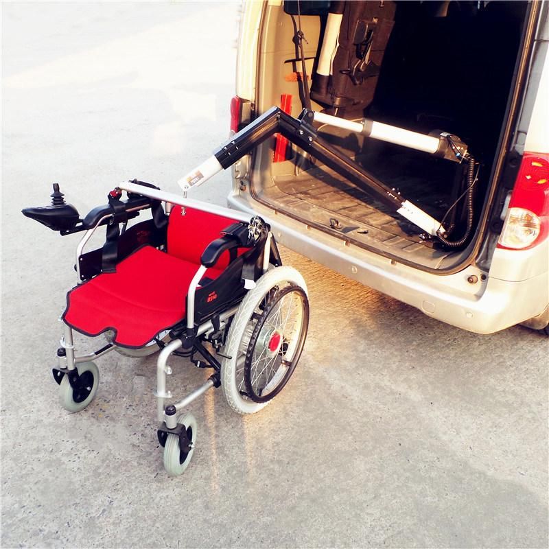 Wheelchair Hoist to Help Wheelchair Occupant to Stow Wheelchair to Car Trunk Woth Loading Capacity 100kg