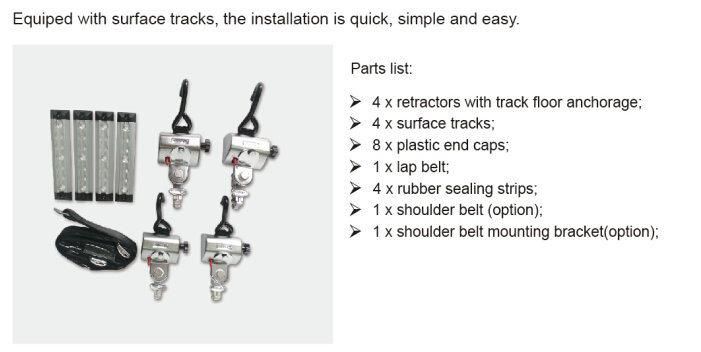 Wheelchair Restraint System Wheelchair Tie Down X-801-1 Certified by ISO