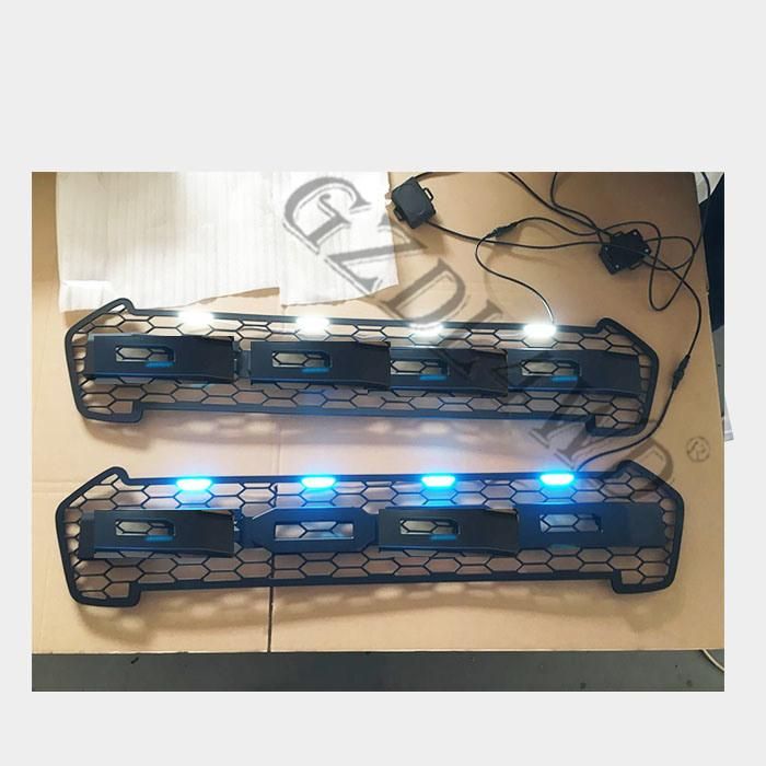 with LED Light Car Front Grille for Ford Ranger 2015-2016 Wildtrak