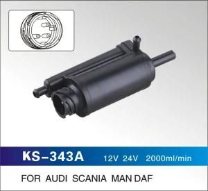 12V 24V 2000ml/Min Windshield Washer Pump for Audi Scania Man Daf