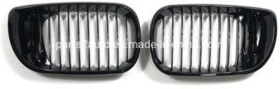 BMW E46 Single Line Gloss Black Auto Accessory Grille 2002-2004