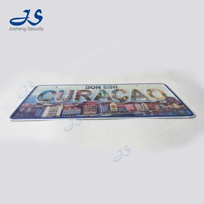 Curacao Aluminum License Plate Number Plate (JS00Curacao)