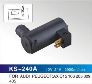 12V 24V 2000ml/Min Windshield Washer Pump for Audi Peugeot: Ax C15 106 205 309 405