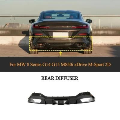Carbon Fiber G14 G15 Rear Diffuser for BMW 8 Series M850I Xdrive M-Sport 2D 2018-2022