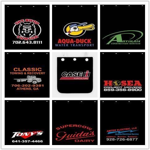 Hot Sale Rubber Mud Flaps with Printed Logo