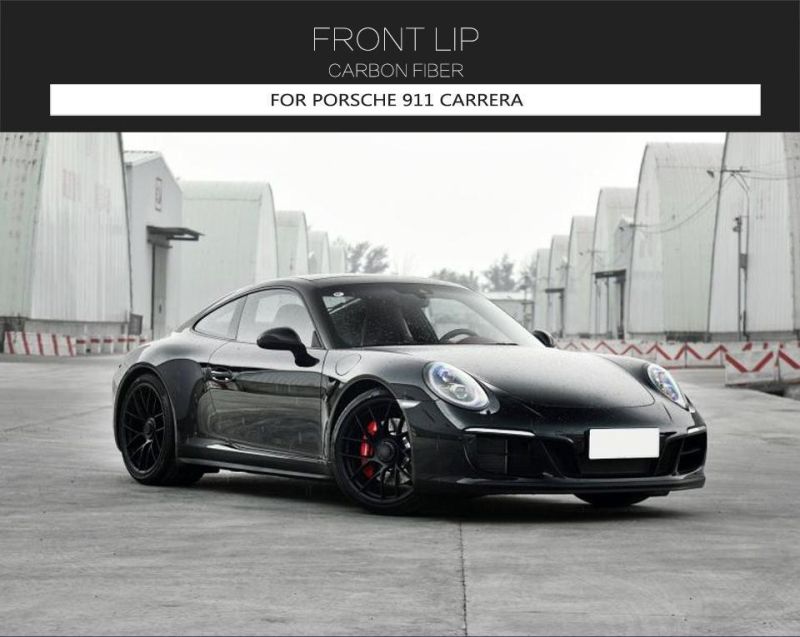 Carbon Fiber Front Bumper Lip for Porsche 911 Carrera Gts 2017