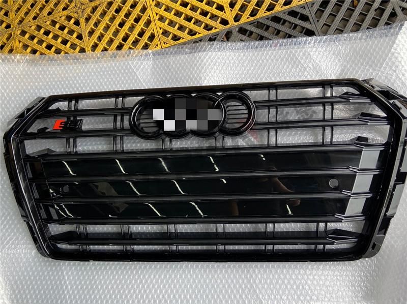 S4 Style Car Front Bumper Mesh Grille Grill for Audi A4 2017-2019
