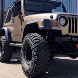 4X4 Plastic Wheel Arch Fender Flare Offroad for Wrangler Tj Auto Accessories 1992-2006