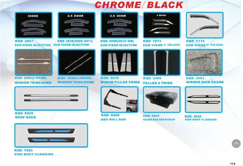 Car Sun Visor Two Color Rain Door Visor for D-Max