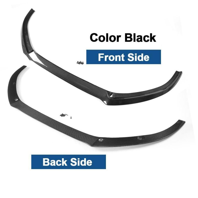 S6 Carbon Fiber Front Spoiler for Audi S6 A6 C7 Sline Sedan 4-Door 16-18