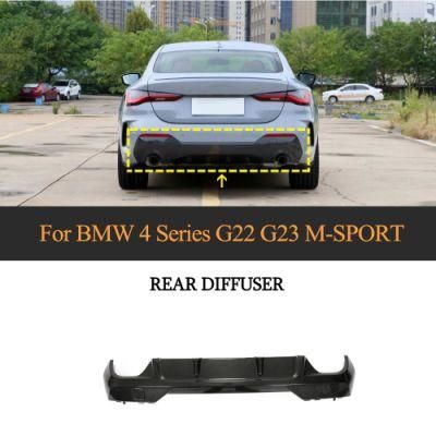 Carbon Fiber Front Bumper Lip for BMW 4 Series G22 G23 M-Sport 2021-2022