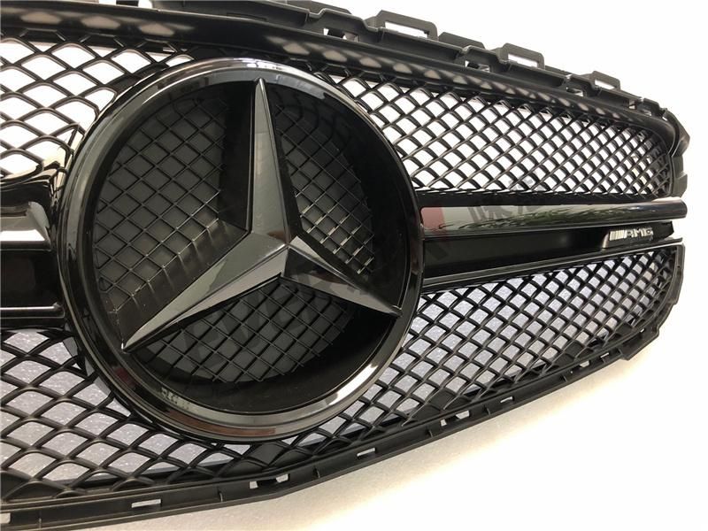 C63 Style Front Bumper Center Grille for Mercedes Benz W205 C Class 2019