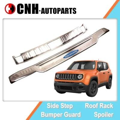 Auto Accessory Stainless Steel Tail Gate Sill Plates for Jeep Renegade 2016, 2019 Door Sill Plates