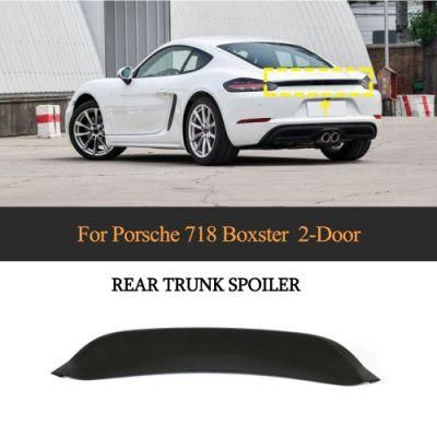 Carbon Fiber Rear Bumper Spoiler Wing for Porsche 718 Boxster Cayman Base Coupe 2 Door 2016-2019