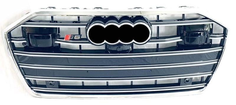 Auto Body Part Body Kits Auto Accessories Front Grille for Audi A6 C8 to S6 RS6 2018 2019 2020 2021