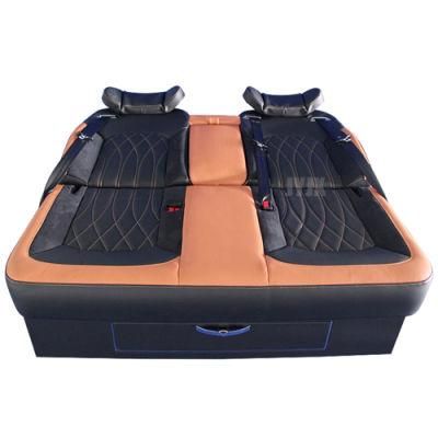 Jyjx063 Aftermarket Triple Bench Leather RV Rear Seat for V Class 260L