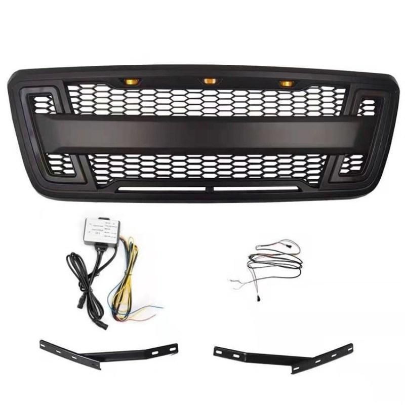 Car Front Grill for F150 04-08 with LED Light Turn Light