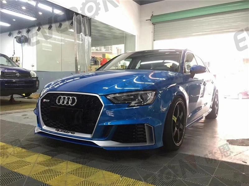RS3 Looking Front Bumper Assy Body Kit for Audi A3 S3 2017-2019