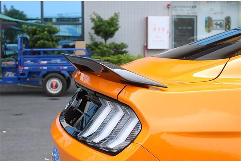 Carbon Fiber Trunk Wing Spoiler for Mustang Gt500 2015-2019