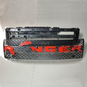 Auto 4X4 Accessories Front Grille Matte Black T6 Car Grille for Ranger T6 Auto Parts 2012-2014