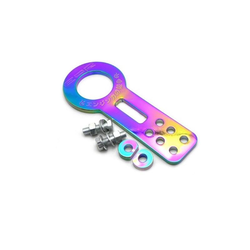 Racing Anodized Black Billet CNC Aluminum Towing Kit Tow Hook