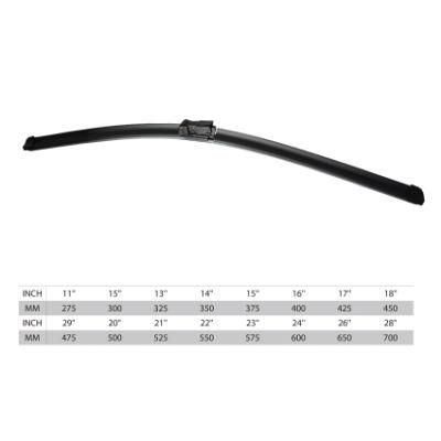 Universal Frameless Soft Rubber Car Wiper Blade