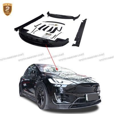 Upgrade to Revo Zport Style 3K Twill Weave Carbon Fiber Body Kit for Tesla Model X