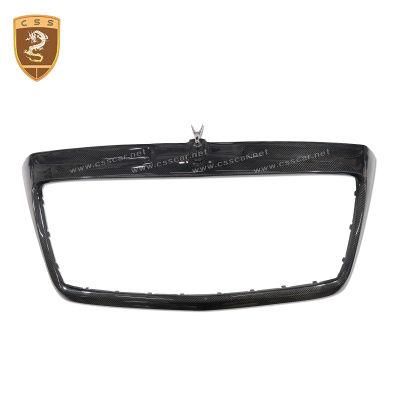 Auto Accessories Glossy Black Carbon Fiber Mansory Style Main Grille for Bentley Bentayga