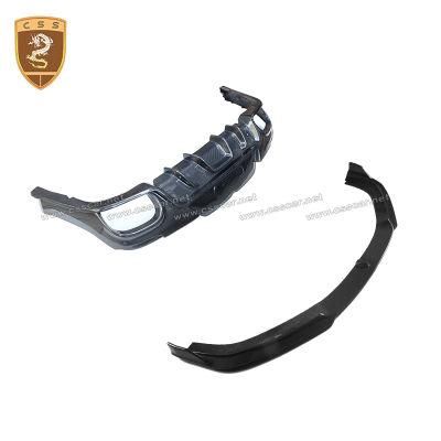 2014-2016 Dry Carbon Fiber Techart Style Front Rear Lips Small Body Kit for Porsche 970
