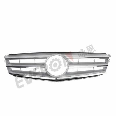 Front Bumper Center Grille for Mercedes Benz W204 C-Class 2008-2013