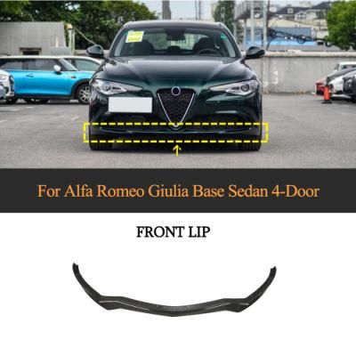 Carbon Fiber Front Lip for Alfa Romeo Giulia Sedan 4-Door 2016-2021