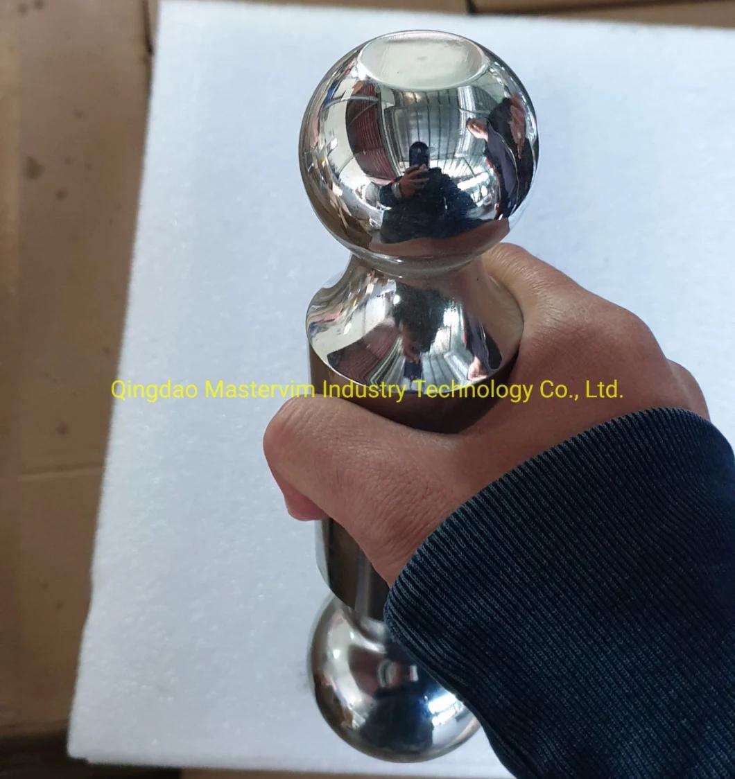 10000lb Aluminum Adjustable Trailer Hitch Towing Forged Dual Ball 6inch Drop